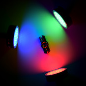 Постоянный светодиодный цветной RGB свет  (17)